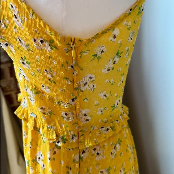 Superdry Yellow Tiered Maxi Skirt Resort Wear - Picture 3 of 11